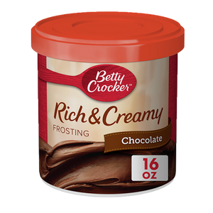 Betty Crocker Rich & Creamy Chocolate Frosting, 16 oz.