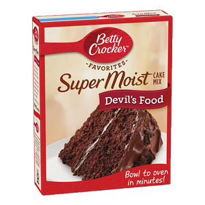 Betty Crocker Super Moist Devil's Food Cake Mix, 15.25 oz