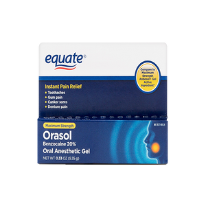 Equate Orasol Oral Anesthetic Gel, .33 oz