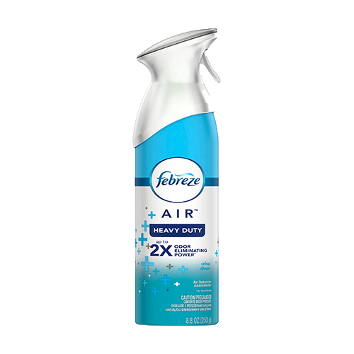 Febreze Odor-Eliminating Air Freshner, Heavy Duty Crisp Clean, 8.8 oz.
