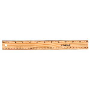Fiskars 12 in. Wooden Ruler
