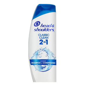 Head & Shoulders Anti-Dandruff 2 in 1 Shampoo and Conditioner, Classic Clean, 13.5 oz.