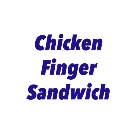 Foosackly's Chicken Finger Sandwich