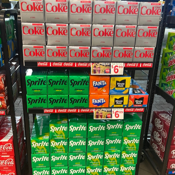 12 Pk Soda Cans