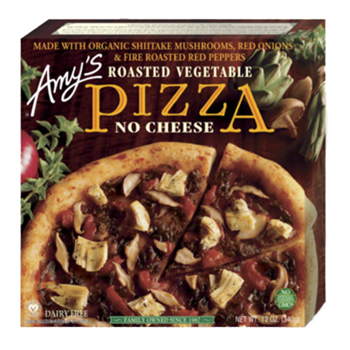 Amy's Roasted Vegetable No Cheese Pizza, 12 oz