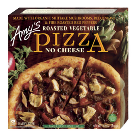 Amy's Roasted Vegetable No Cheese Pizza, 12 oz