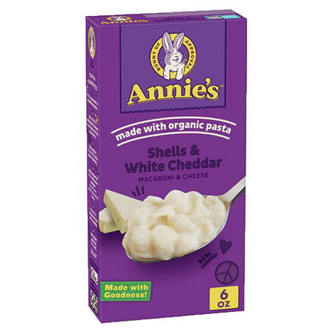 Annie's Shells & White Cheddar Macaroni and Cheese, 6 oz