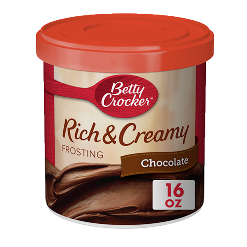Betty Crocker Rich & Creamy Chocolate Frosting, 16 oz.