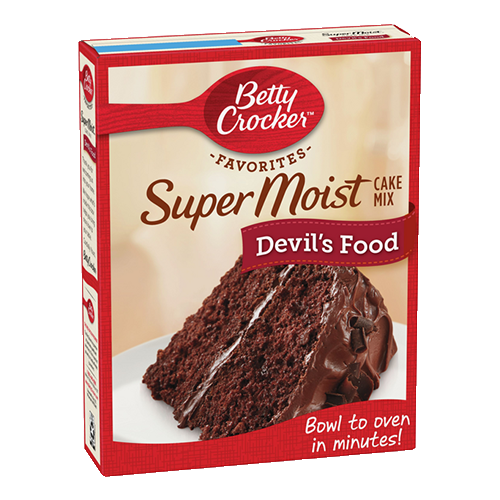 Betty Crocker Super Moist Devil's Food Cake Mix, 15.25 oz