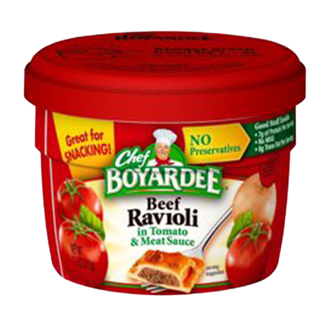 Chef Boyardee Beef in Tomato & Meat Sauce Ravioli, 7.5 Oz.