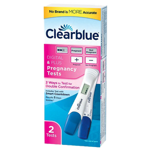 Clearblue Digital & Plus Pregancy Tests - 2 Tests