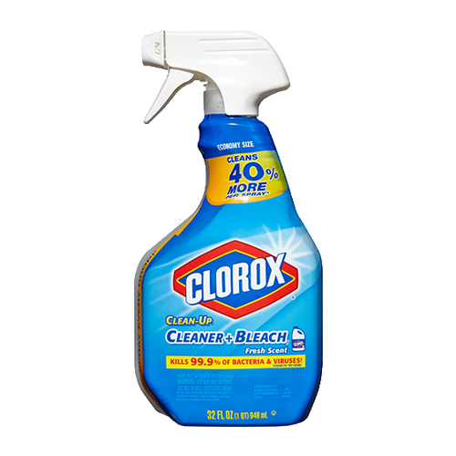 Clorox Clean-Up All Purpose Cleaner with Bleach, Spray Bottle, Fresh Scent, 32 oz.