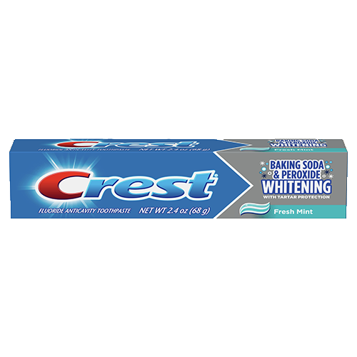 Crest Cavity Protection Toothpaste, Whitening Baking Soda, Fresh Mint, 2.4 oz.