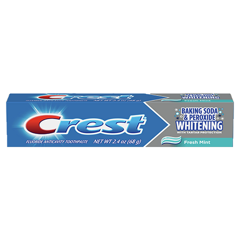 Crest Cavity Protection Toothpaste, Whitening Baking Soda, Fresh Mint, 2.4 oz.