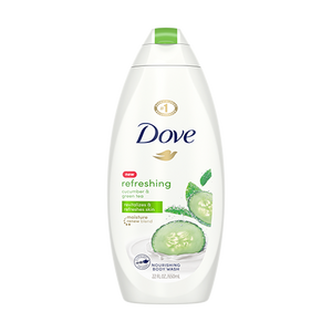 Dove Refreshing Body Wash Cucumber and Green Tea Cleanser, 22 oz.