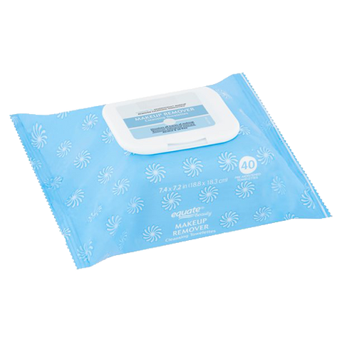 Equate Beauty Makeup Remover Cleansing Towelettes, 40 ct.
