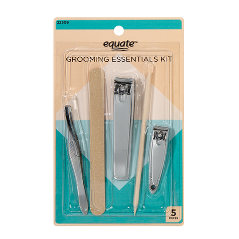 Equate Beauty Nail Care Personal Grooming Essentials Kit, 5 piece