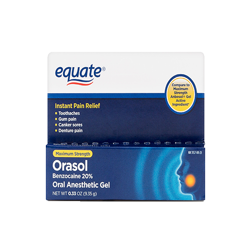 Equate Orasol Oral Anesthetic Gel, .33 oz
