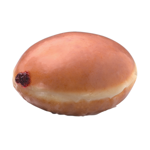 Glazed Raspberry Filled Doughnut