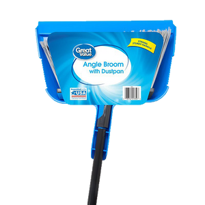 Great Value Angle Broom with Dustpan