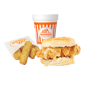 #25 Honey Butter Chicken Biscuit Meal (11pm - 11am Only)
