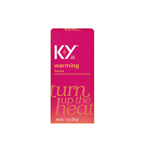 K-Y Warming Liquid Lube, Sensorial Personal Lubricant, Glycerin Based Formula, 1 oz.