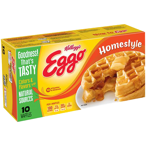 Kellog's Eggo Homestyle Waffles, 10ct