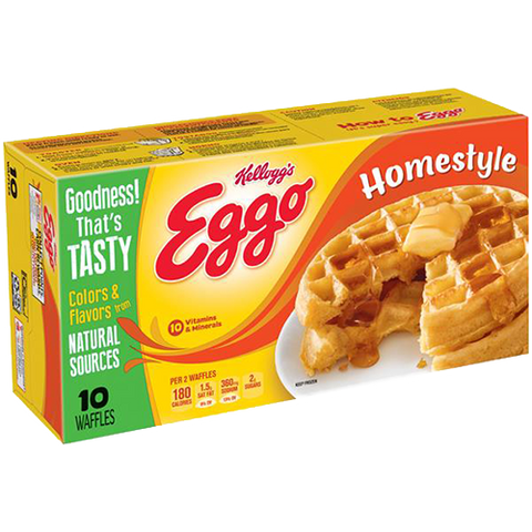 Kellog's Eggo Homestyle Waffles, 10ct