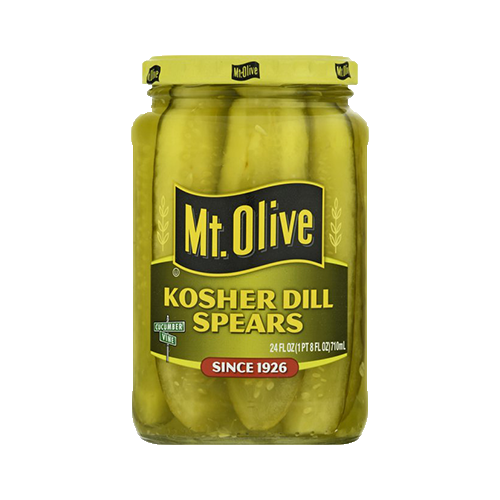 Mt. Olive Kosher Dill Pickle Spears, 24 fl oz Jar