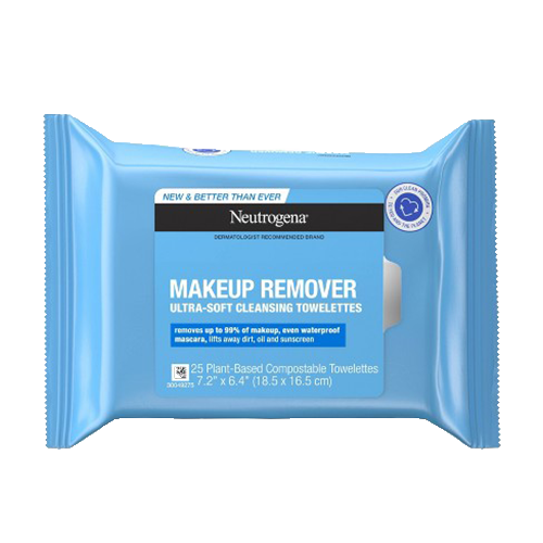 Neutrogena Makeup Remover Cleansing Towelettes & Face Wipes, 25 ct.