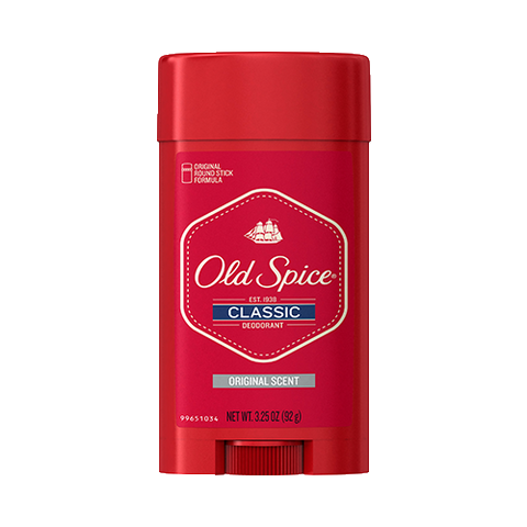 Old Spice Classic Original Scent Deodorant for Men, 3.25 oz.