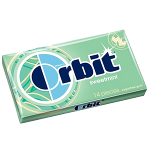 Orbit Sweet Mint Sugar Free Bulk Chewing Gum, 14 ct.