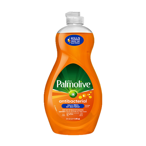 Palmolive Ultra Antibacterial Orange Scent Dishwashing Liquid Dish Soap, 8 oz.