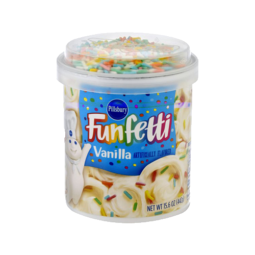 Pillsbury Funfetti Vanilla Frosting 15.6 oz