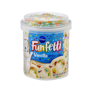 Pillsbury Funfetti Vanilla Frosting 15.6 oz
