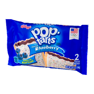 Pop-Tarts Frosted Blueberry Toaster Pastries, 2 count, 3.3 oz