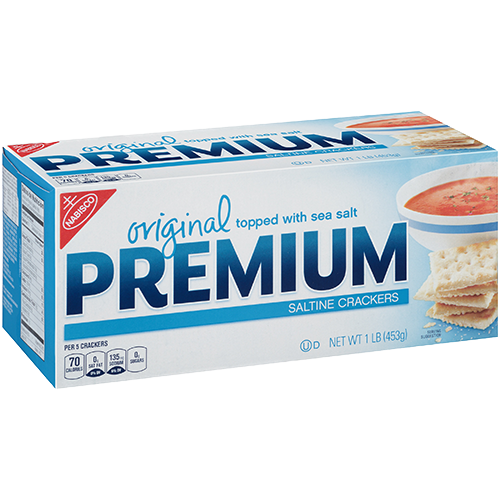 Premium Saltine Crackers, 1lb