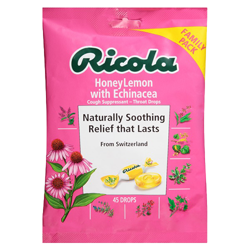 Ricola Honey Lemon with Echinacea 45 ct.
