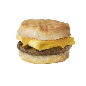 Sausage, Egg & Cheese Biscuit (9am - 10:15am Only)
