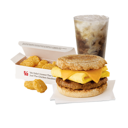 Sausage, Egg, & Cheese Muffin Meal (9am - 10:15am Only)