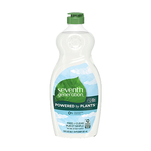 Seventh Generation Dish Soap Liquid Free & Clear 19 oz.
