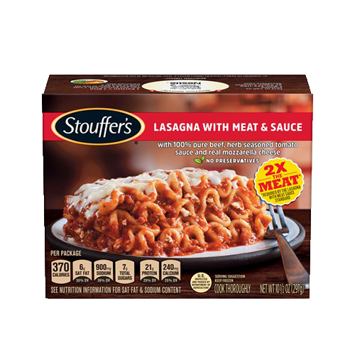 Stouffer's Lasagna with Meat & Sauce Frozen Meal 10.5 oz