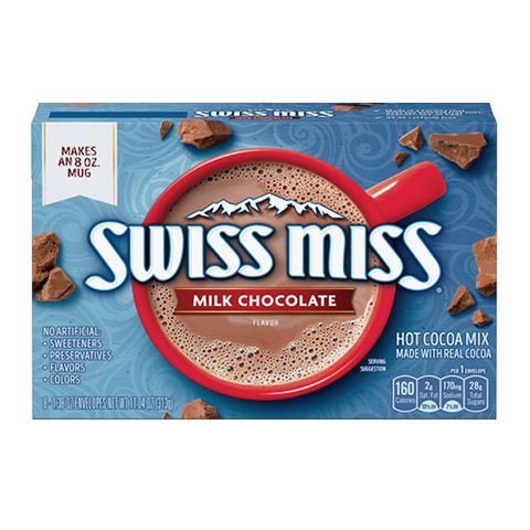 Swiss Miss Classics Milk Chocolate Hot Cocoa Mix, 8 Packets