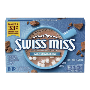 Swiss Miss Marshmallow Hot Cocoa Drink Mix, 11.04 Oz, 8 Count Box