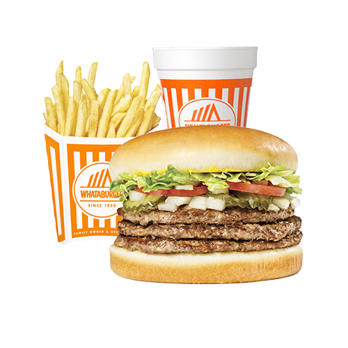 #3 Triple Meat Whataburger Meal
