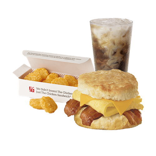 Bacon, Egg, & Cheese Biscuit Meal (9am - 10:15am Only)