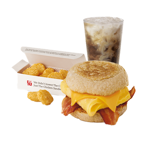 Bacon, Egg, & Cheese Muffin Meal (9am - 10:15am Only)