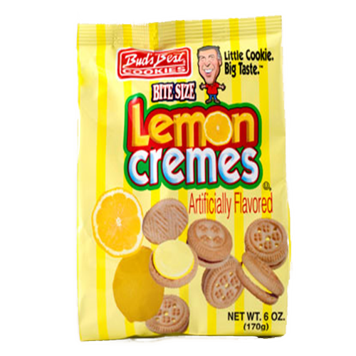 Bud's Best Cookies - Lemon Cremes 6 oz.
