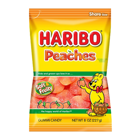 Haribo Peaches Share Size,  6.3 oz.