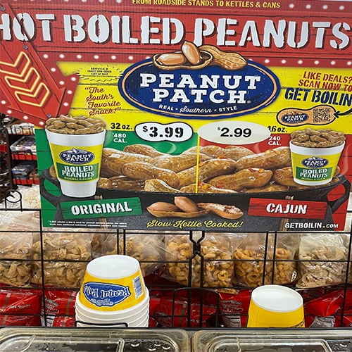 Hot Boiled Peanuts
